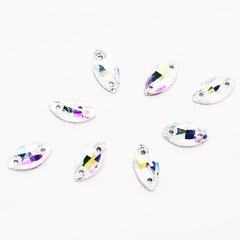 Gema cristal Navete 5*10, varios colores