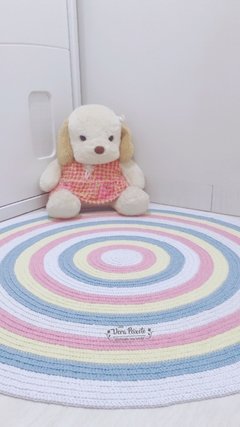 Decoração quarto de bebê e infantil tapete candy colors na internet