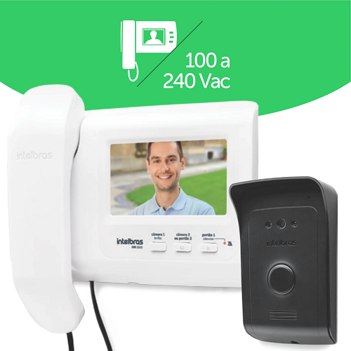 Video porteiro interfone intelbras IVR 1010 - Goldtel Segurança Eletrônica / CFTV / Brasília - DF