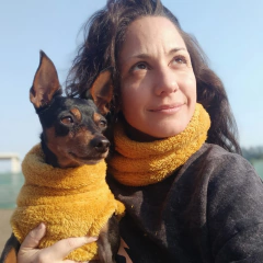CUELLITO humana "Osito MAIZ"