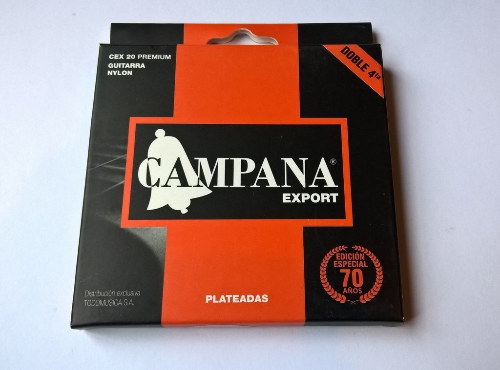 CUERDAS \u003e CUERDAS PARA GUITARRA CLASICA \u003e CAMPANA EXPORT en La Fusa  Instrumentos Musicales