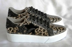 Mod. Sparkle - Eco Cuero Charol Animal Print - Talles 30 al 41