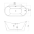 Tina de baño Moorea 170 con Llave FS001D - comprar en línea
