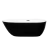 Tina de baño Akor blanco con negro con Llave FS002NQ - comprar en línea