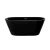 Tina de baño Mykonos negro mate / brillo con llave FS001N en internet