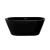 Tina de baño Mykonos negro mate / brillo con llave FS001 en internet