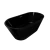 Tina de baño Mykonos negro mate / brillo con llave FS001D - KAND |  Tinas de Baño, Lavabos, Espejos, Regaderas, Coladeras, Spas