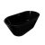 Tina de baño Mykonos negro mate / brillo con llave FS001 - KAND |  Tinas de Baño, Lavabos, Espejos, Regaderas, Coladeras, Spas