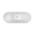 Imagen de Tina de baño Moorea 170 blanco con negro con Llave FS001RG