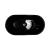 Imagen de Tina de baño Mykonos negro mate / brillo con llave FS001D