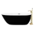 Tina de baño Akor blanco con negro con Llave FS002DC