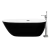 Tina de baño Akor blanco con negro con Llave FS002NQ