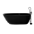 Tina de baño Akor negro mate / brillo con llave FS001N