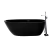 Tina de baño Akor negro mate / brillo con llave FS002CC