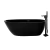 Tina de baño Akor negro mate / brillo con llave FS002NC