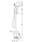 Tina de baño Akor negro mate / brillo con llave FS001RG - comprar en línea