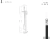 Tina de baño Akor negro mate / brillo con llave FS002NQ - comprar en línea