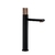 Monomando para lavabo Alto negro mate y rose gold ML01RG