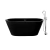 Tina de baño Mykonos negro mate / brillo con llave FS001