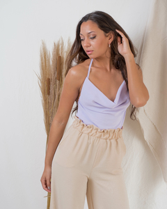 Top Cuello Bote Crepp - comprar online