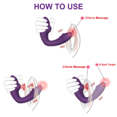 VIBRADOR VASANA COM SUGADOR PONTO G - loja online