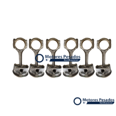 Pistones armados con bielas para motor Chrysler Pentastar V6 de 3.6L