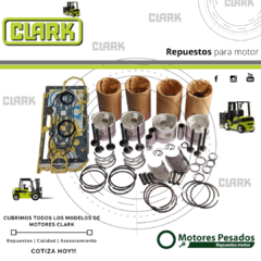 Repuestos Clark - Clark C15 / Clark 18 / Clark 20s / Clark C15C / Clark 18C / Clark 20sC / Clark C20 / Clark 25 / Clark 30 / Clark 35 / Clark C20C / Clark 25C / Clark 30C / Clark 32C / Clark C40 / Clark 45 / Clark 50s / Clark 55s / Clark C60 / Clark 70 / 