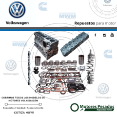 Repuestos motor Volkswagen - Volkswagen 6.80 - Volkswagen 6.90P - Volkswagen 6.90S - Volkswagen 7.90S - Volkswagen 7.100 - Volkswagen 7.110 - Volkswagen 8.100 - Volkswagen 8.140 - Volkswagen L80 - Volkswagen 11.130 - Volkswagen 11.140 - Volkswagen 11.160 