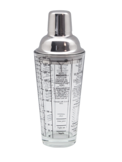 Coctelera Vidrio y Acero 400ml - comprar online