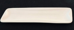 Bandeja Porcelana rectangular Blanca 30 x 10 cm