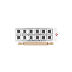 Molde para Ravioles grandes con palo de amasar madera - comprar online