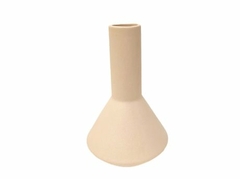 Jarron Ceramica essay blanco hueso medium 20x13 cm