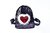 Mochila Lentejuelas y Corazón c/pelo D19022