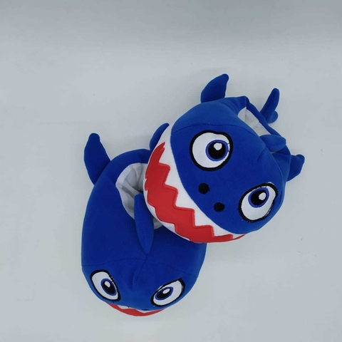Pantuflas Tiburon Peluche Infantil Azul NeNE 25 al 32