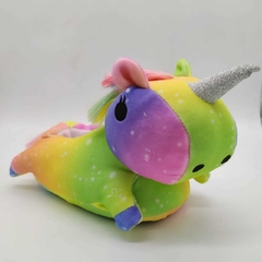 Pantuflas Unicornio Peluche Adulto Multicolor Adolescente 33 al 40 - tienda online