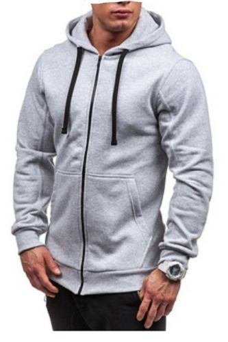 Campera Friza Canguro Hombre Sport Winter Abrigo