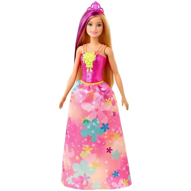 Boneca Barbie Fantasia Bailarina Infantil de Conto de Fadas Rosa