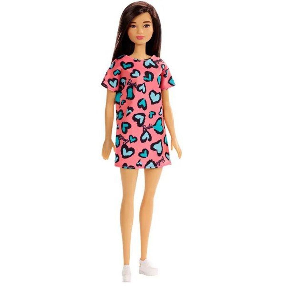 Boneca Barbie Fashion Vestido Glitter Loira Mattel - Roxo