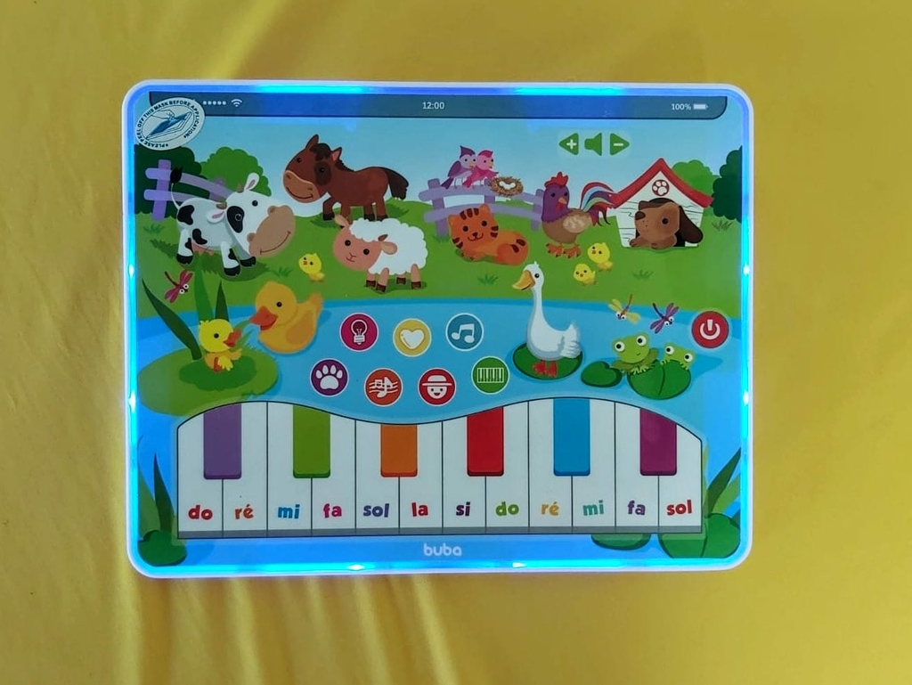 Tablet Teclado Touch Cantando com os Animais - Buba