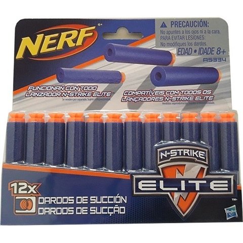 Lançador Nerf N-Strike Elite com pacote de dardos compatíveis