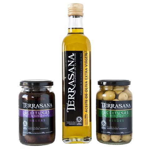 Aceitunas Orgánicas Verdes Gigantes "Terrasana"