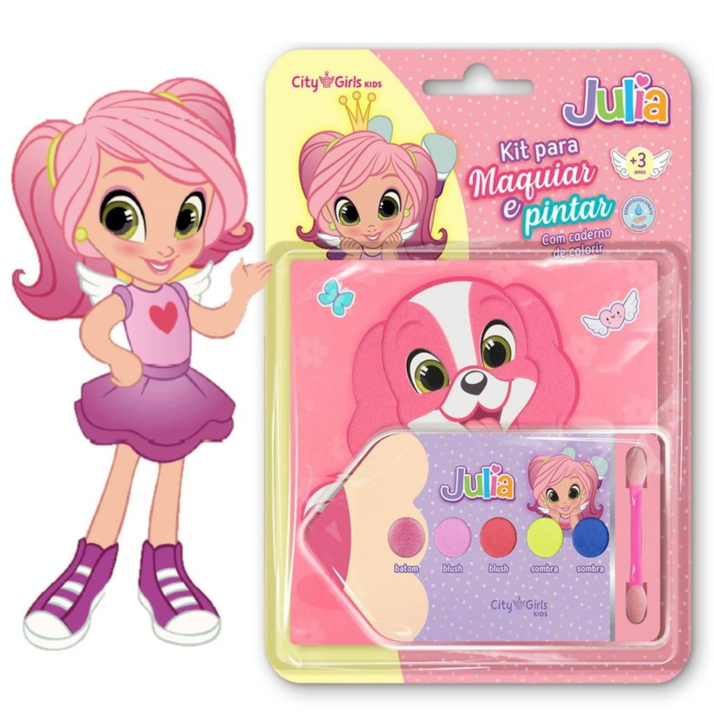 City Girls - Paleta de Sombras Maquiagem Infantil CGK033 - Box c