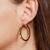 Argollas RAMINI LARGE GOLD - comprar online