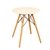 Mesa Eames redonda, tapa blanca