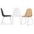 Silla Eames tapizada capitone color negro, pata trineo - Hebe Interiores - Tienda online