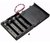 Porta Pila 4 Pilas Plano Portapilas Aa Con Conector 6v Mona en internet