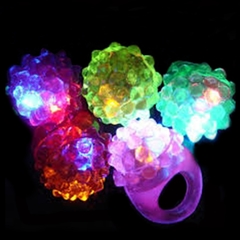 Anillo led de silicona modelo diamante