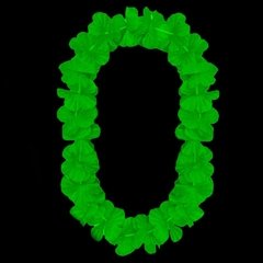 Collar hawaiano color verde