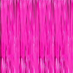 Cortina metalizada color fucsia