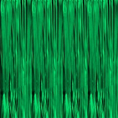 Cortina metalizada color verde